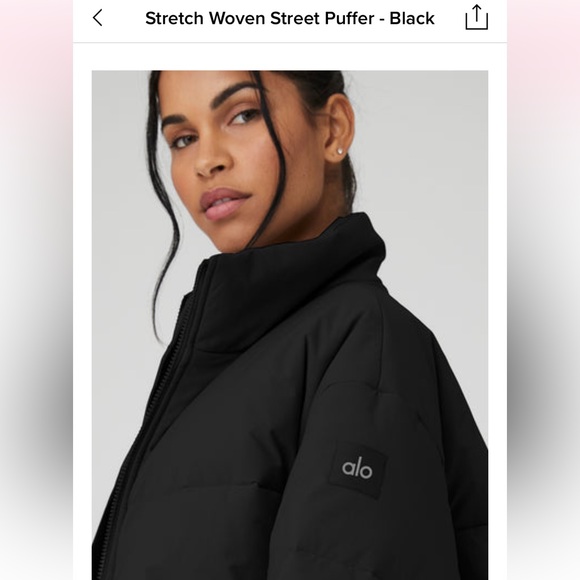 Alo Stretch woven street puffer jacket - Picture 3 of 11